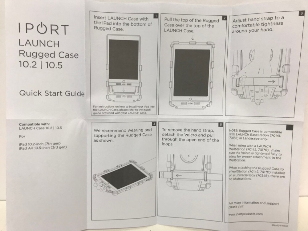 IPORT LAUNCH RUGGED CASE 10.2 / 10.5 72010 NEW
