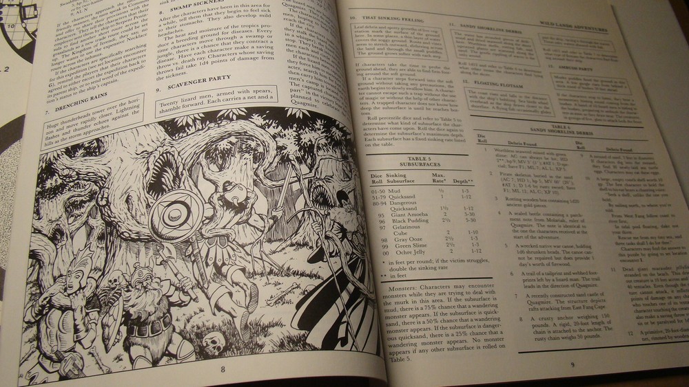 MODULE - X6 QUAGMIRE *HIGH GRADE ORIGINAL* DUNGEONS DRAGONS