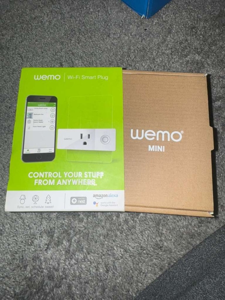 WeMo WiFi Enabled Mini Smart Plug - White open box