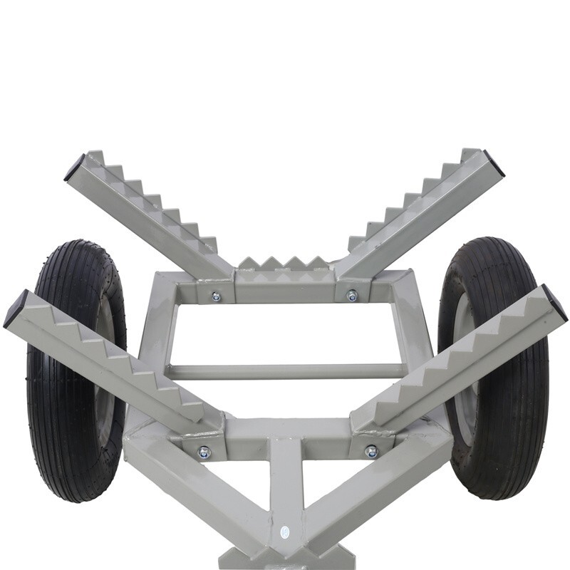 Heavy Duty Log Dolly with Chocker Chain & Load Binder Log Wood Transport