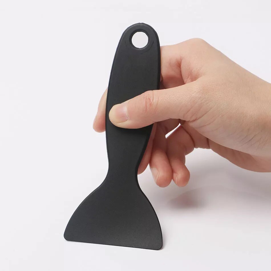 Putty Scraper ABS Plastic Spatula Drywall Patch Repair Spreader Black 3PCS