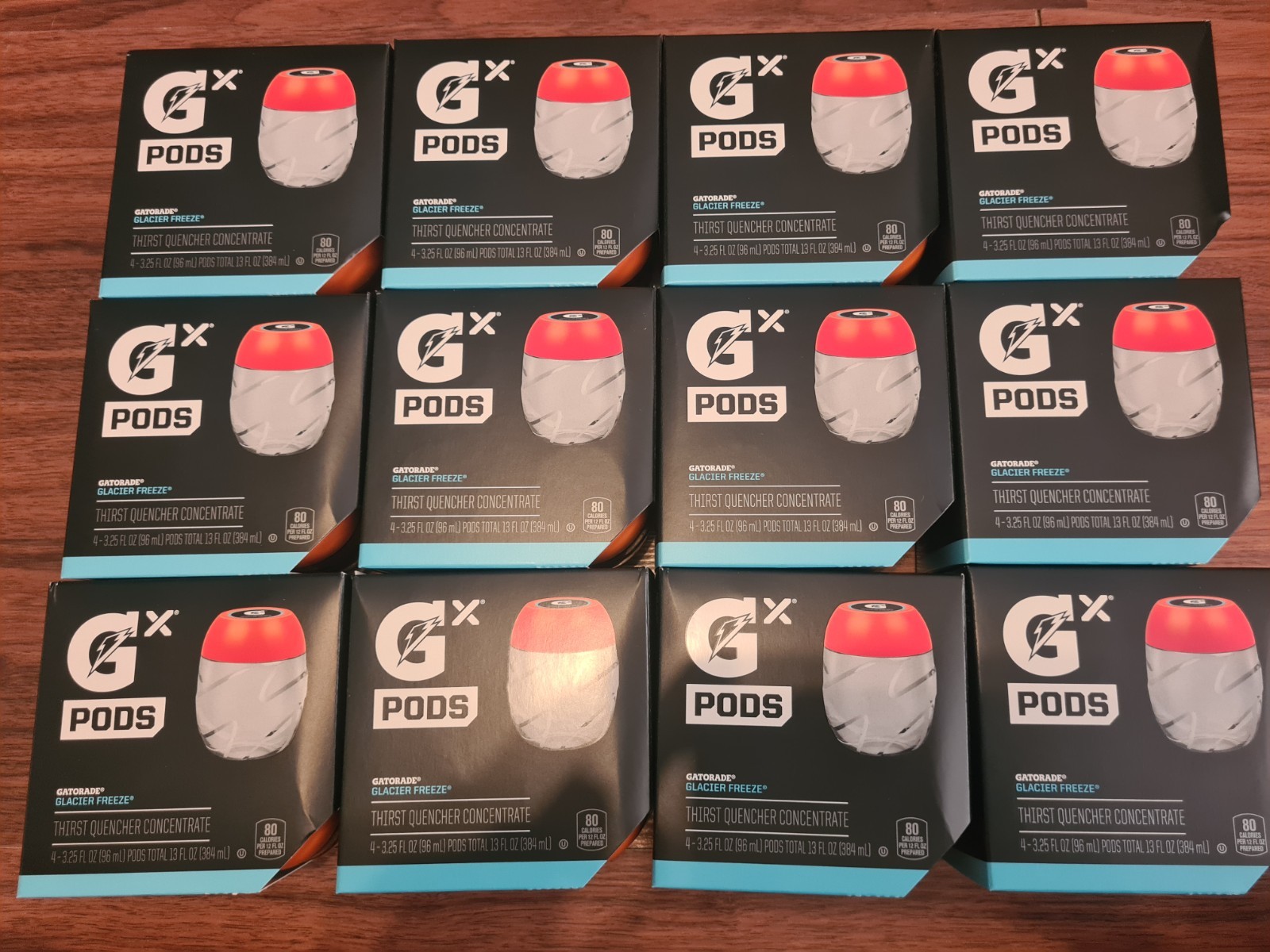 48-Pods Gatorade Glacier Freeze 3.25 oz each Pod