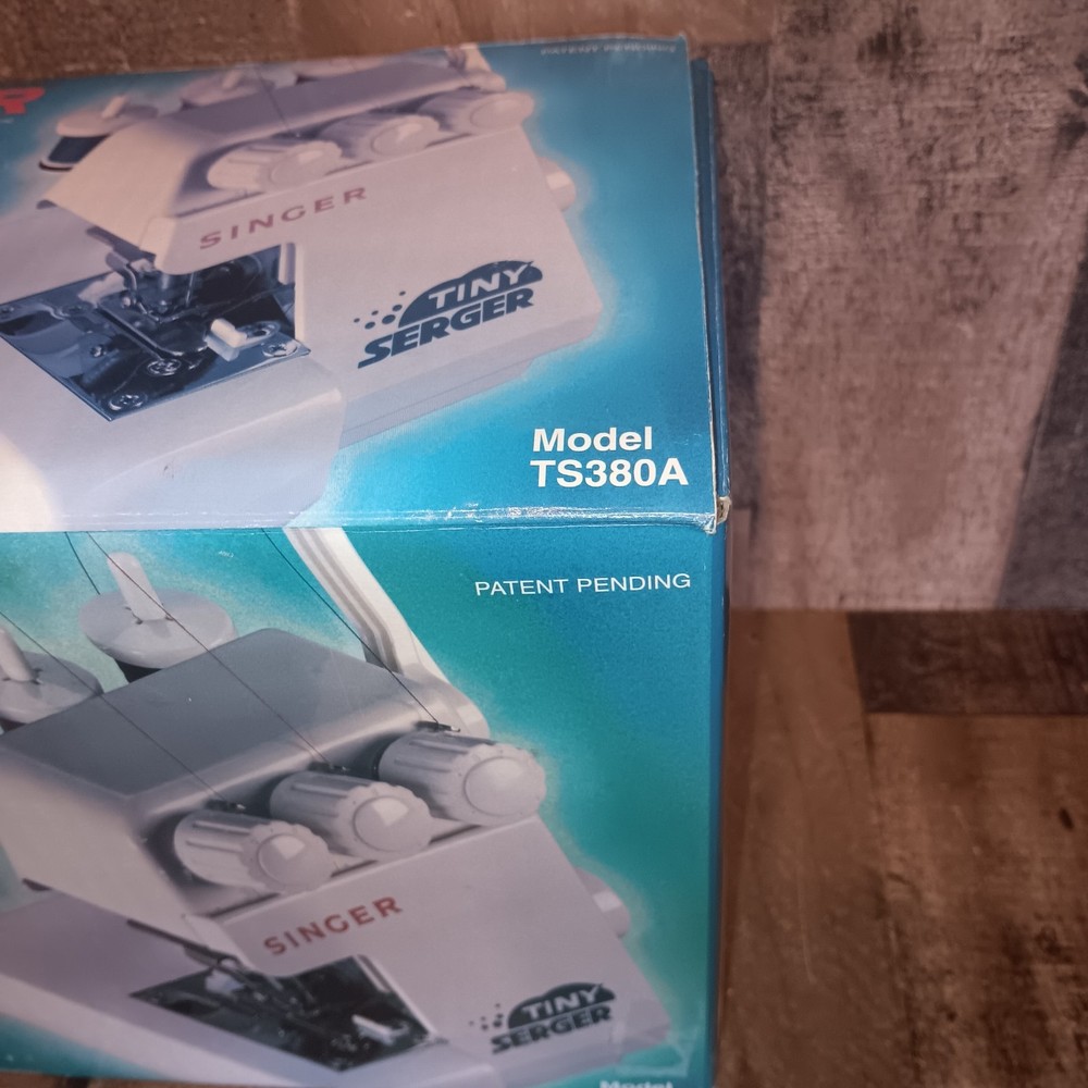 Singer Tiny Serger Overedging Sewing Machine TS380A New Open Box Please Read