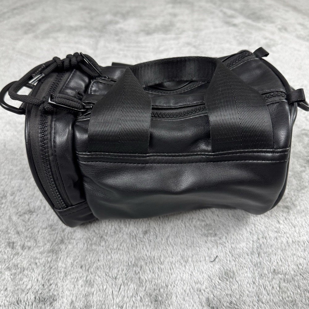 Fabletics Mini Duffel Gym Bag Black with Zipper Workout