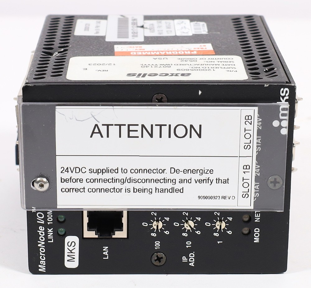 MKS Instruments AS00963-02 MacroNode I/O Module Unit