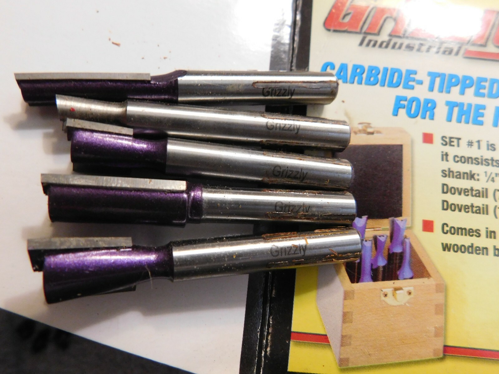 Grizzly Industrial H5573 Router Bit Set 1/4" Shank