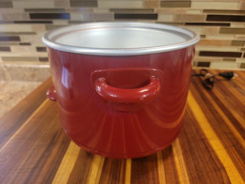 Replacement Rival Crock Pot SCV401 Base Only Tested Works - Red