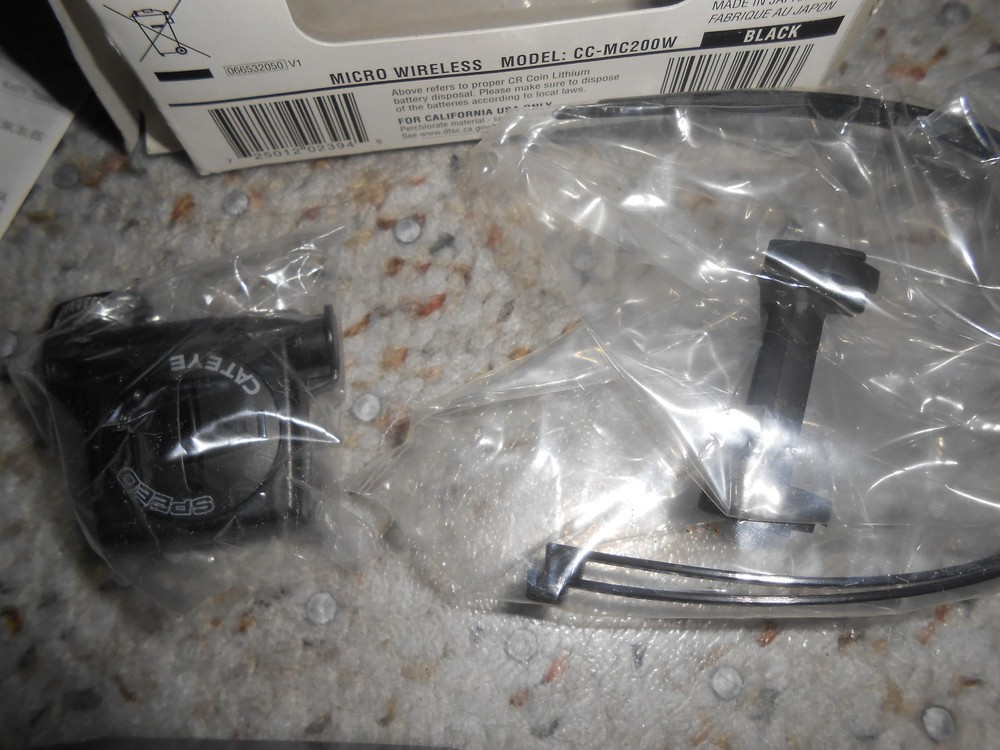 CAT EYE CC-MC200W Cycle Computer MICRO WIRELESS Black NEW