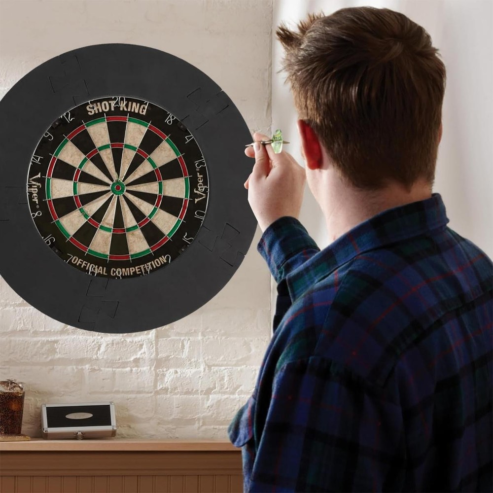 Black EVA Dartboard Protective Ring 45cm Inner Diameter Removable
