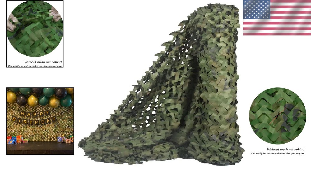 Durable Camo Netting for Secure Outdoor Coverage - Ideal for Hunting & Camping