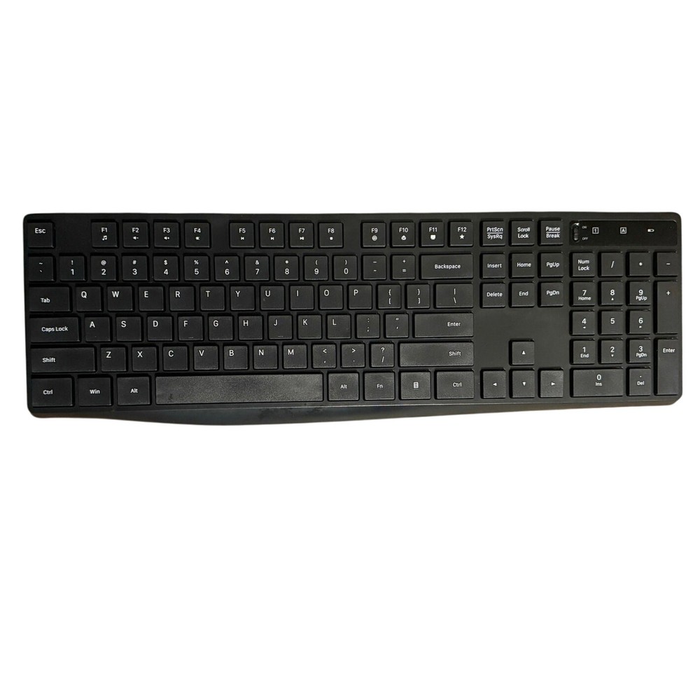 Wireless Keyboard and Mouse Set USB Connection Battery Powered