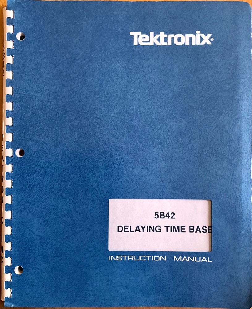 Tektronix 5B42 Delaying Time Base  Instruction Manual