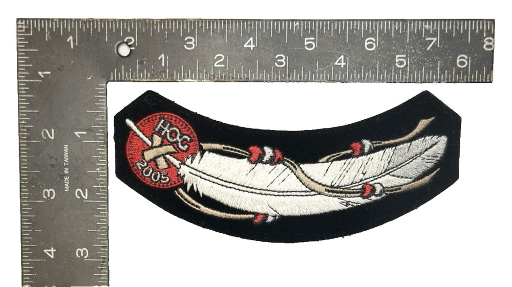 2005 Harley Owners Group Patch Member HOG Feather