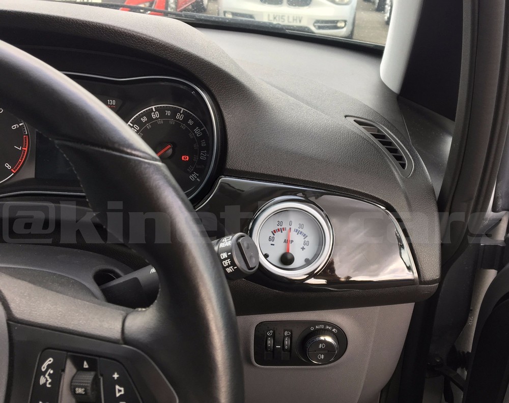 Corsa E Heater vent 52mm gauge pod panel adapter.