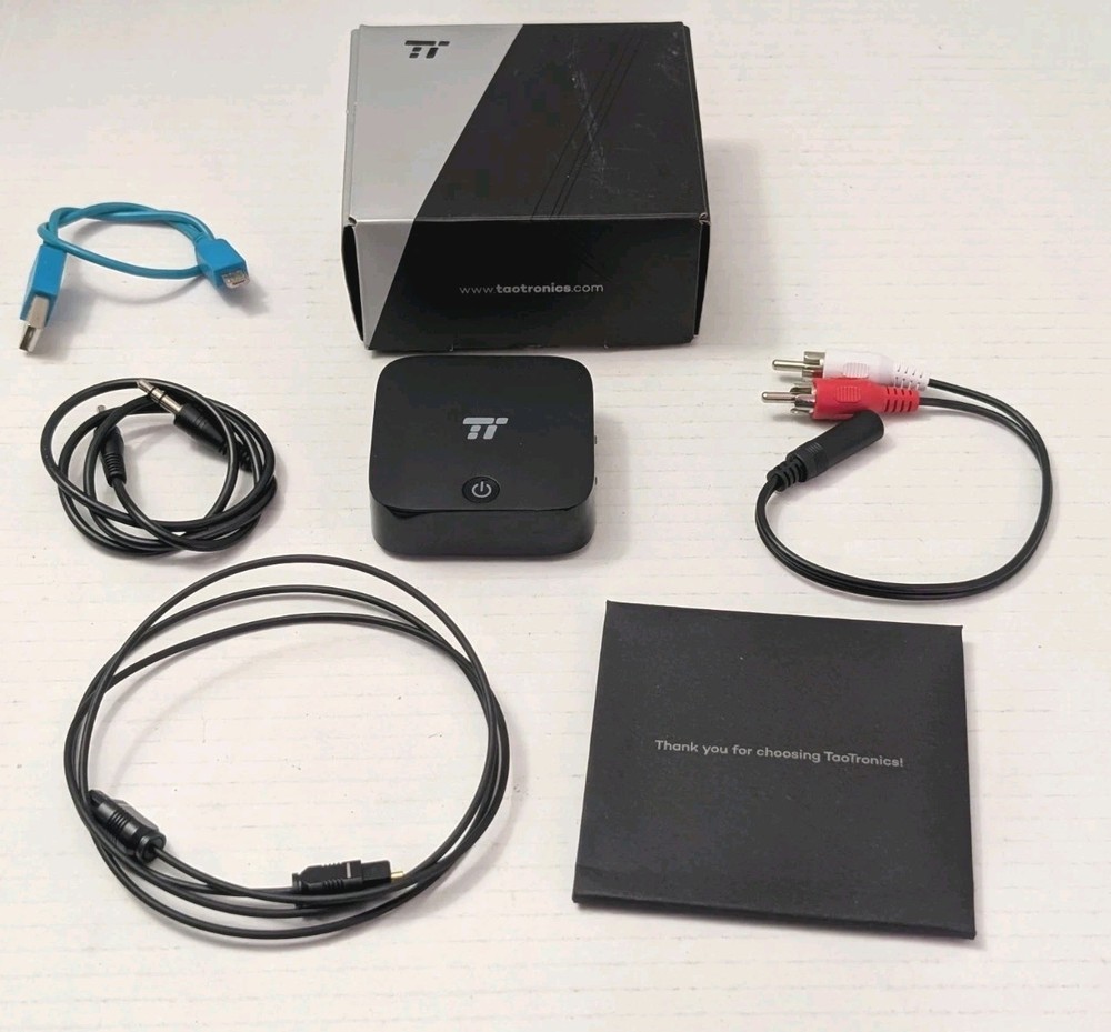 TaoTronics TT-BA09 Bluetooth 5.0 Transmitter Receiver 2-in-1 Audio Adapter 3.5mm