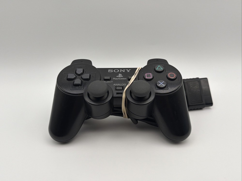 Sony PS2 BLACK Wired Controller OEM DualShock PlayStation 2 AUTHENTIC