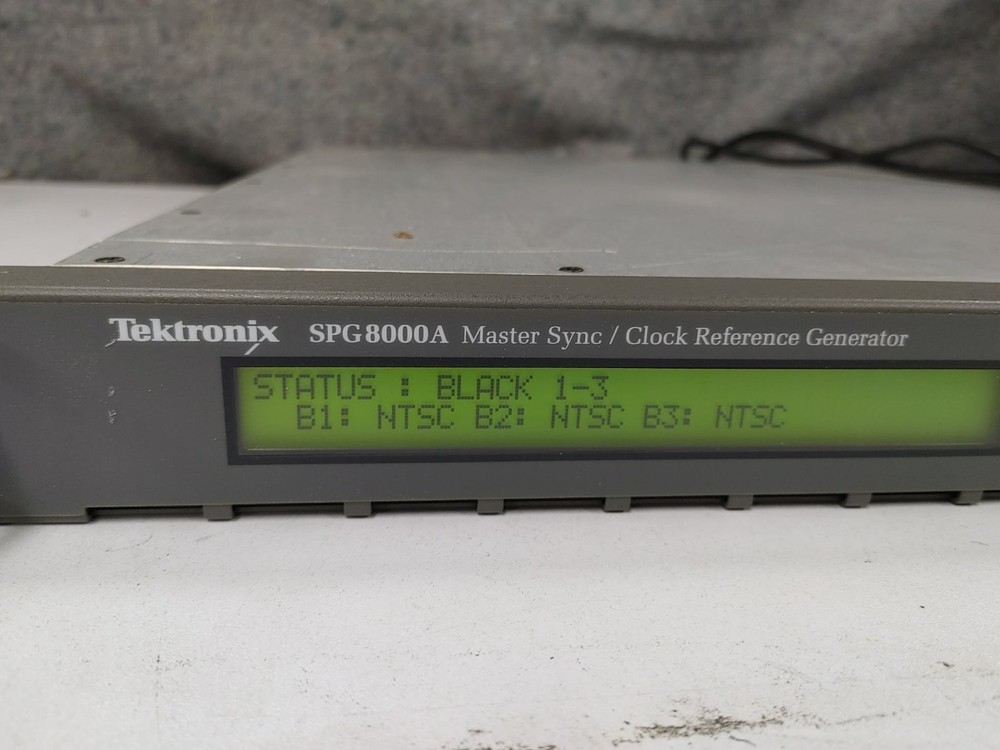 Tektronix spg8000A Master Sync/Clock GPS HD SDI Multi Format Reference Generator
