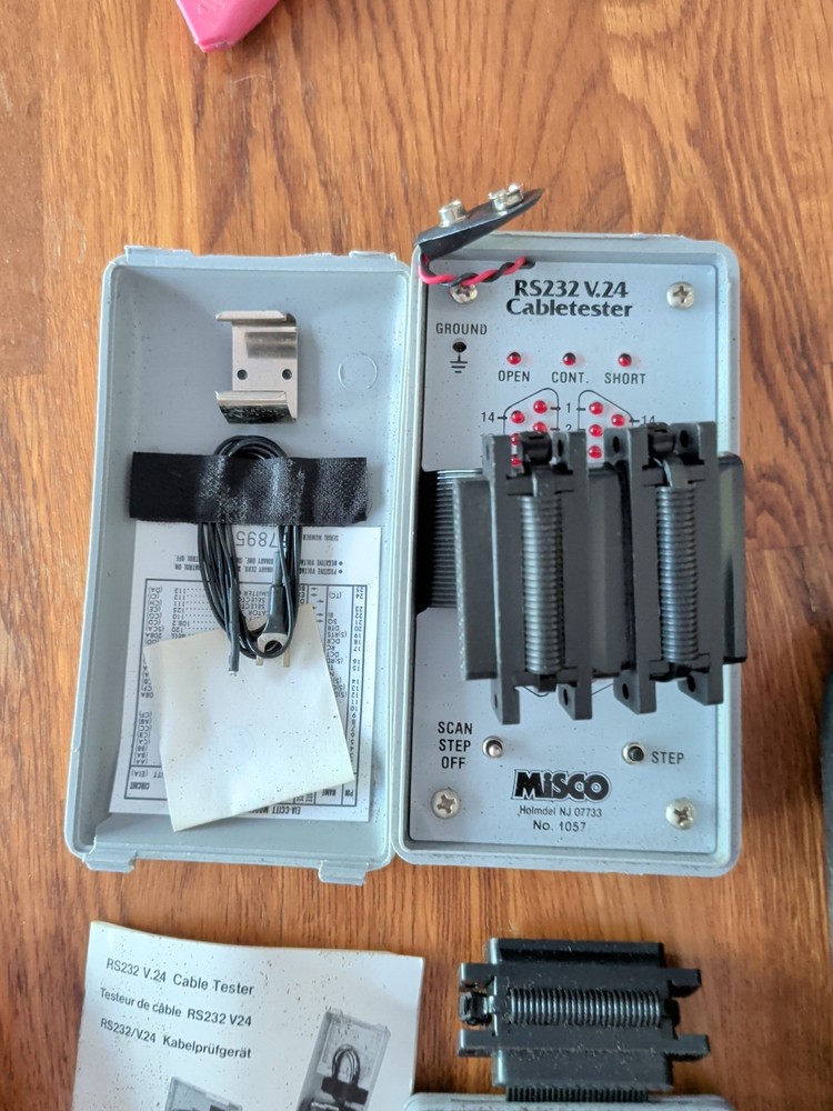 Rs232 V.24 Cabletester  Misco