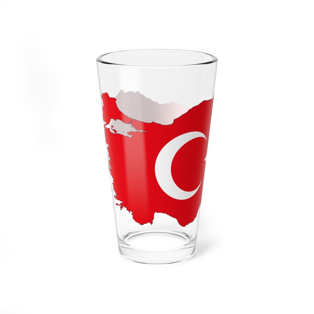Turkey-Flagmap (Turkey) Pint Glass 16oz