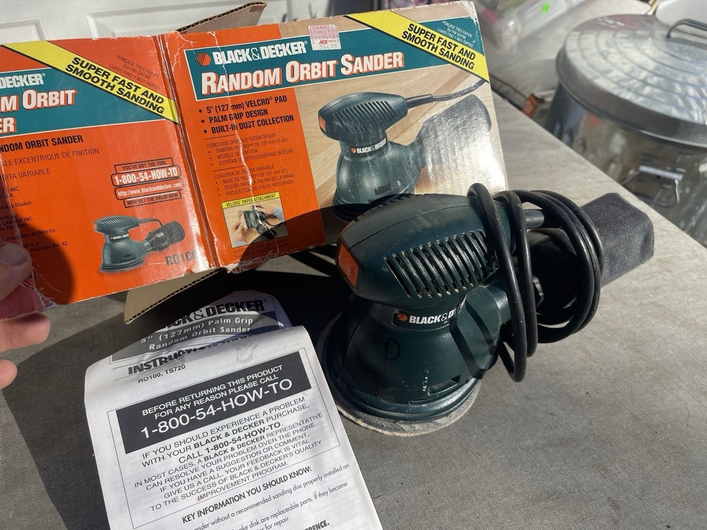 Black&Decker Black Decker BDER0100 5 Inch Random Orbit Sander