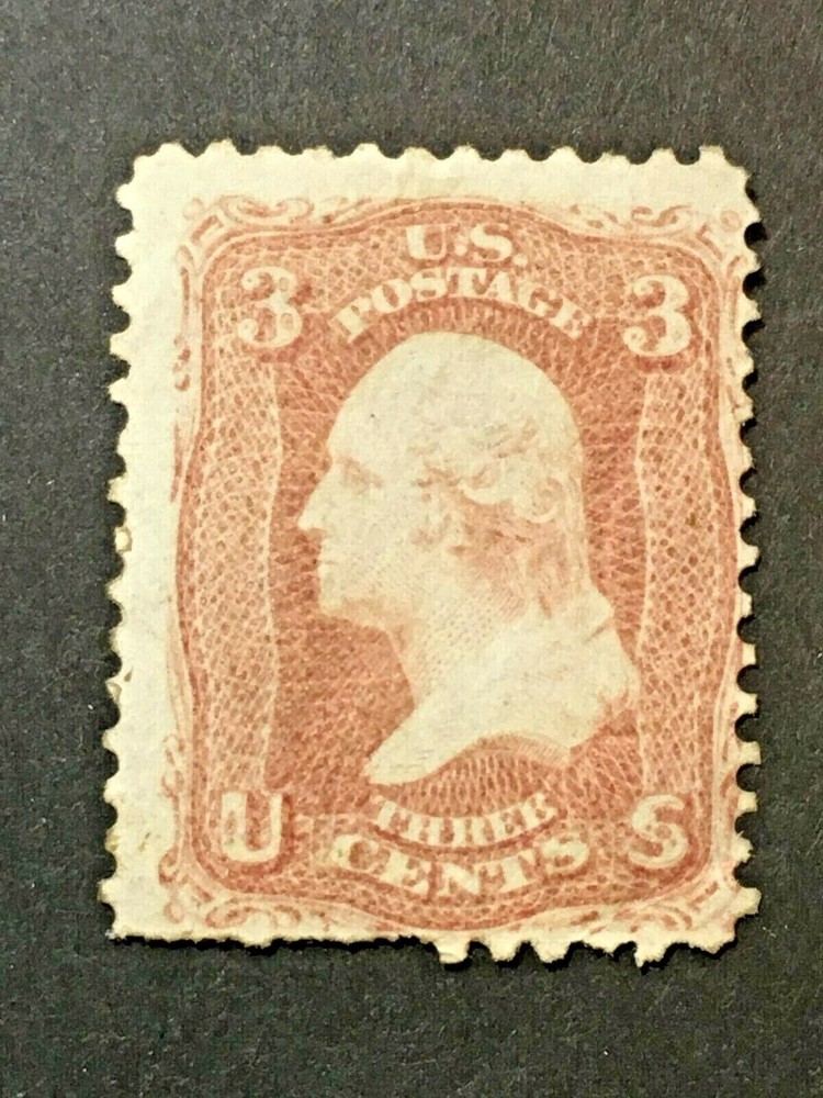 US # 65 Mint; HR; 50% gum; Average Centering; CV $75.00