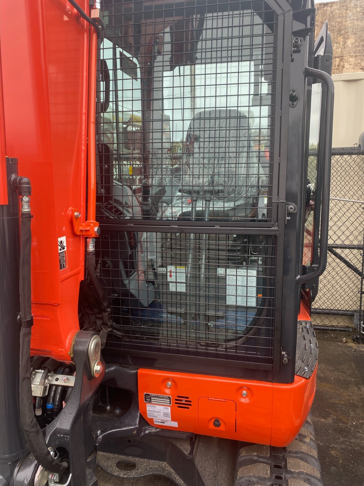 Ahearn Kubota Excavator Debris Screen w/hardware KX040-4, KX057-4, U35-4, U55-4