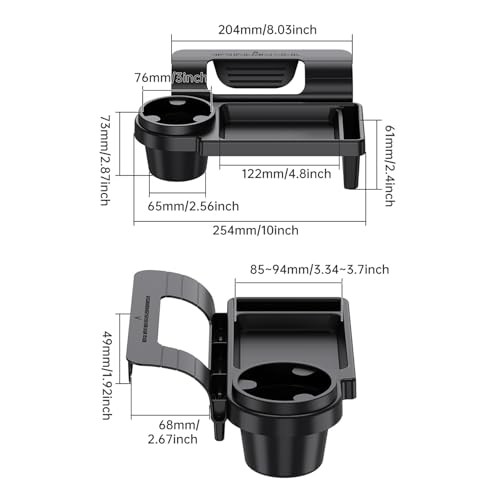 Car Window Organizer- Multi-Function Clip-On Cup Holder & SD-1519(1 pack)