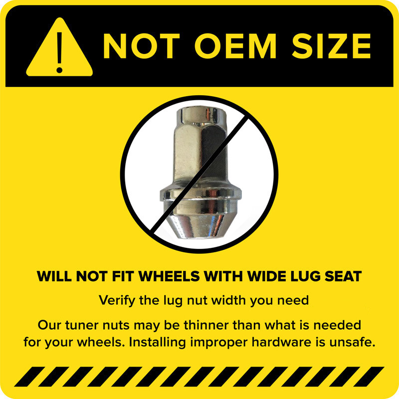 24pc Black Spline Lug Nuts | 14x2 Threads | for Ford Expedition F150 Navigator