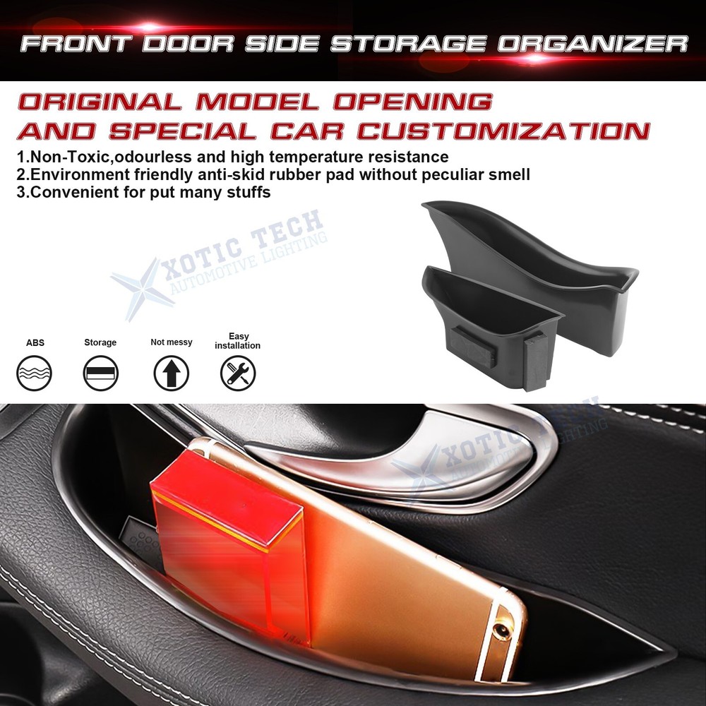 Front Door Center Console Armrest Box Storage Insert Tray For Benz C GLC Class