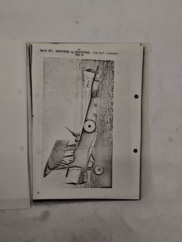 Sopwith 1 1/2 Strutter (110 H.P. Clerget) Rigging Notes-Copy