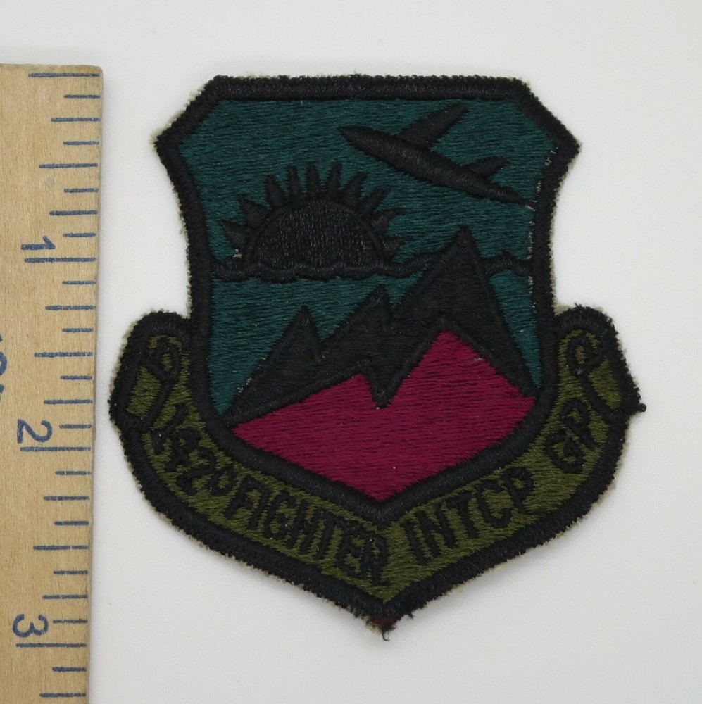 US AIR FORCE 142nd FIGHTER INTERCEPTOR GROUP PATCH Original Vintage USAF