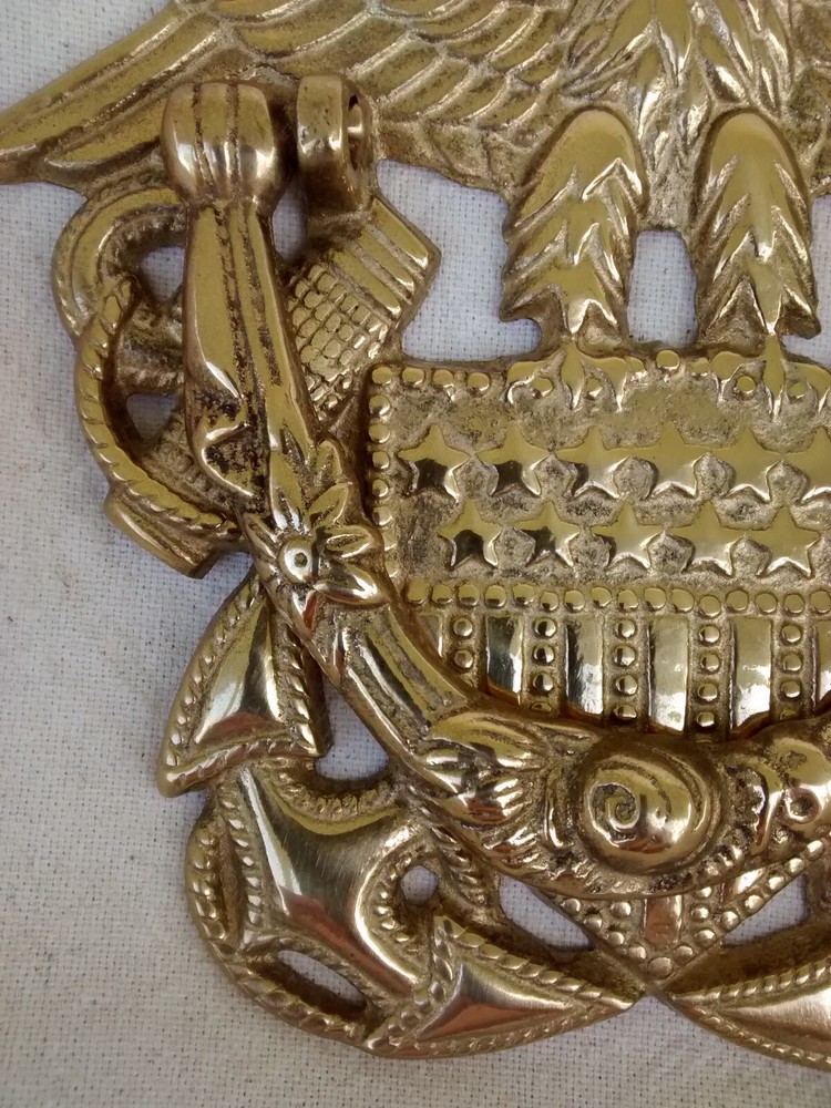 Solid Brass Eagle Door Knocker Patriot American