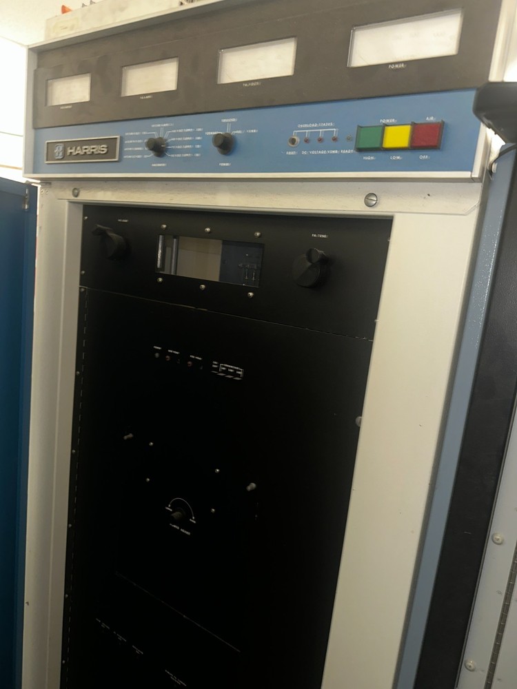 Harris MW1 AM Broadcast transmitter 1450kHz with flood damage