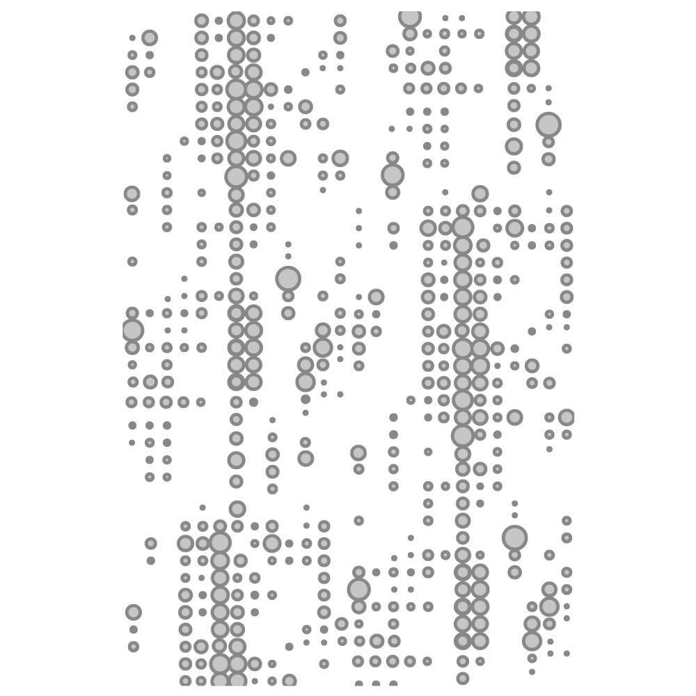 New Sizzix 3D Texture Fades Embossing Folder MULTI-LEVEL DOTTED Holtz
