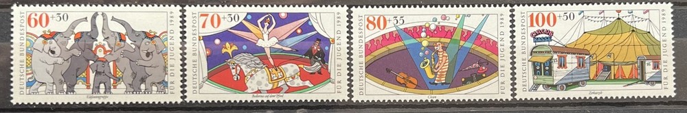 Germany Stamps  - Circus_1989 - MNH.