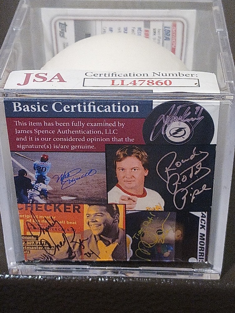 BAYRON LORA-Texas Rangers (Outfielder) Signed OML Baseball (JSA Basic COA)