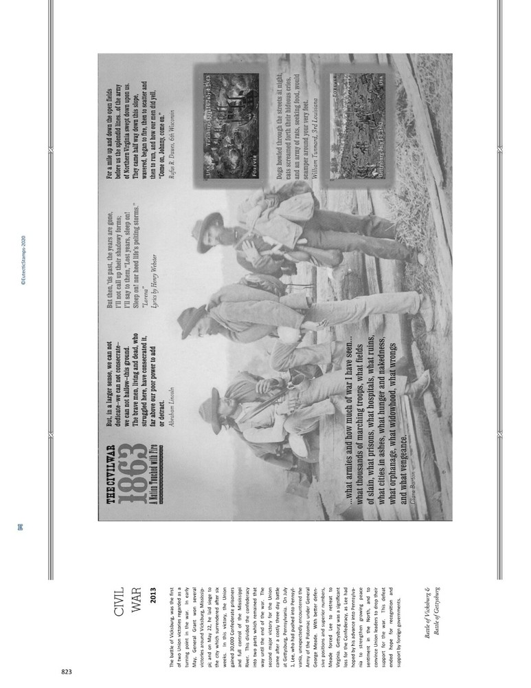 2013 U.S. Commemorative Singles COMPLETE Supplement (White Ace Alternative)