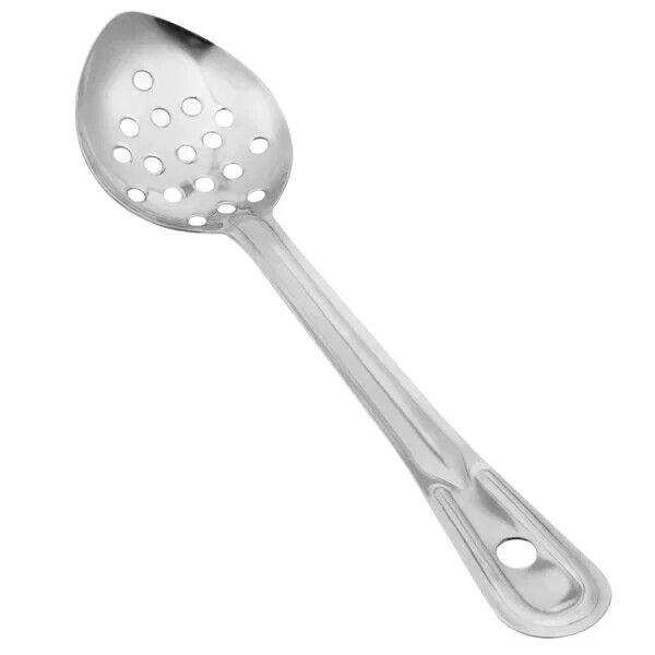 Choice Perforated Stainless Steel Basting Spoon (select size below)