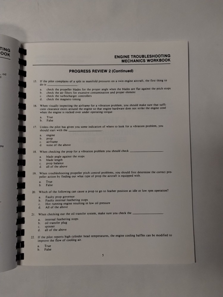 Continental The Professional Mechanics Training Program Engine Troubleshooting