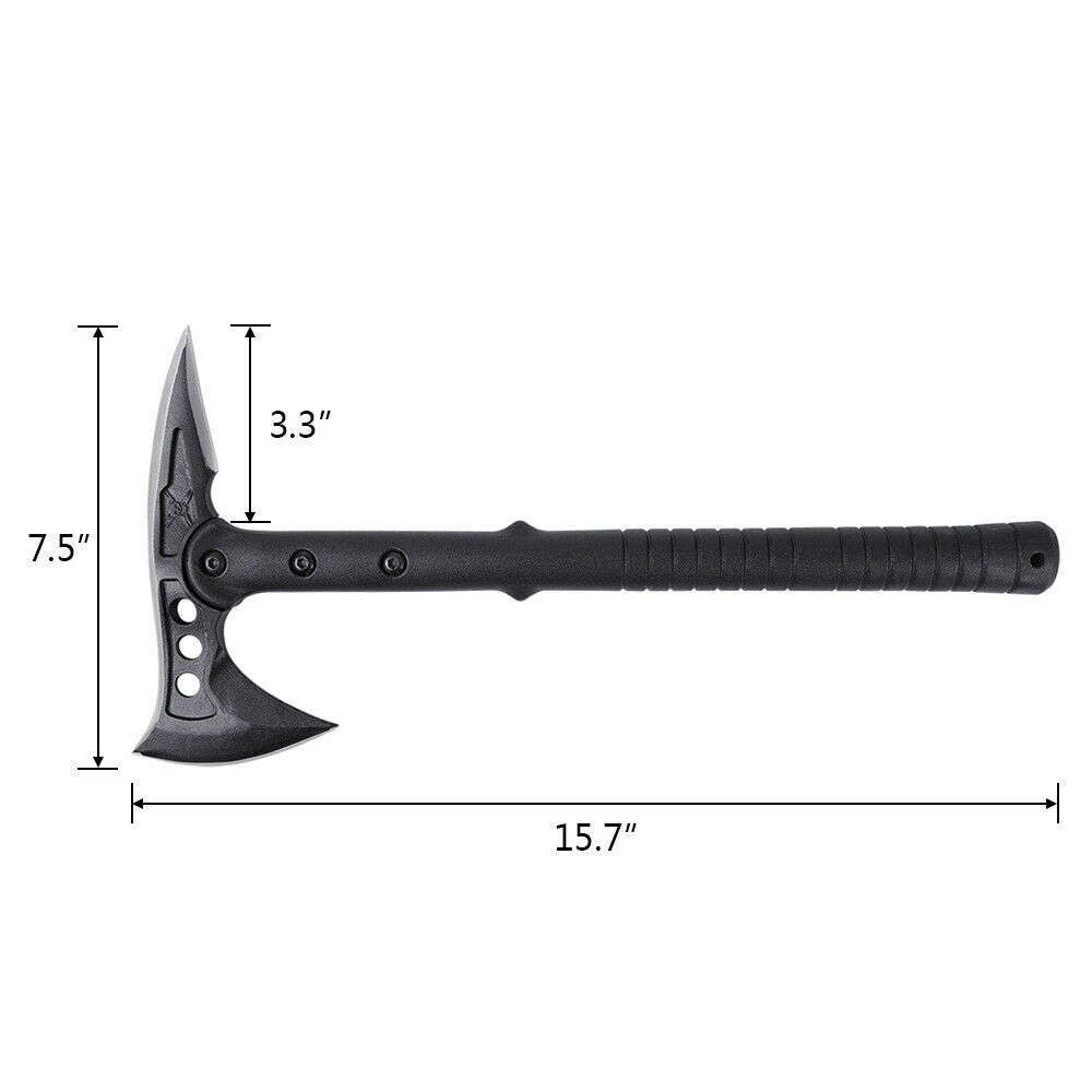 16" Tactical Tomahawk Axe Military Army Hunting Camping Tools Survival Knife