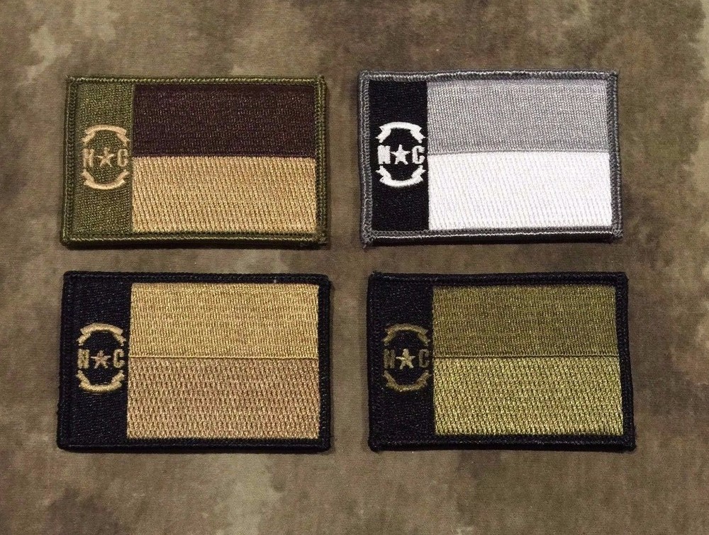 Subdued North Carolina State Flag Patch