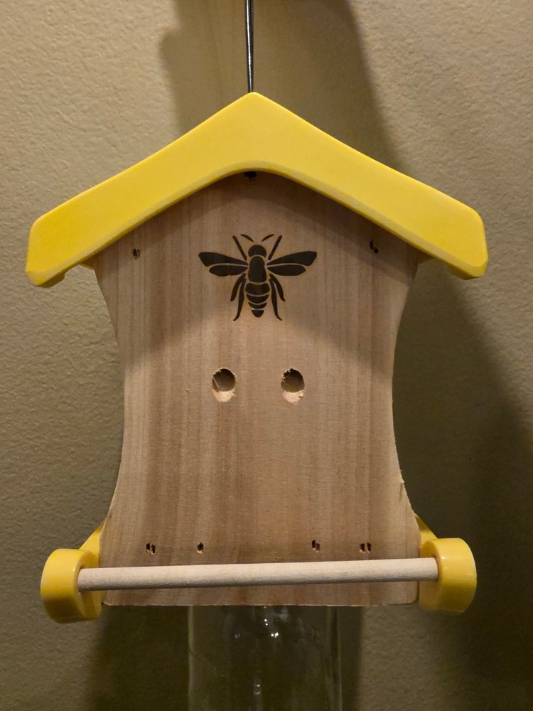 hand made bee traps