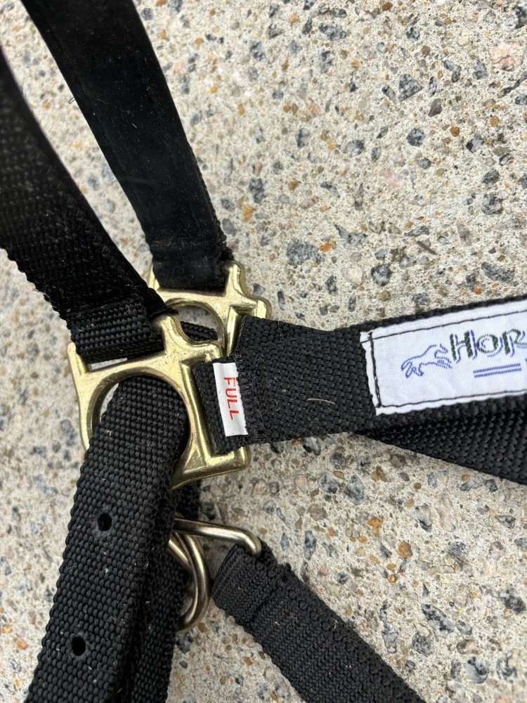 Horseware Nylon Black Full Size Halter
