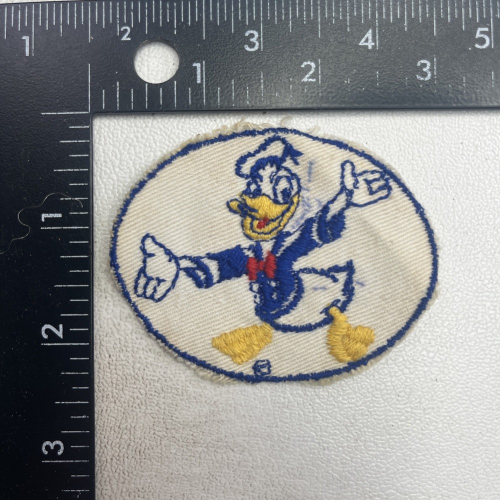 VTG Kinda Rough 1940s DONALD DUCK BOND BREAD (GENERAL BAKING CO.) ADV PATCH 00WW