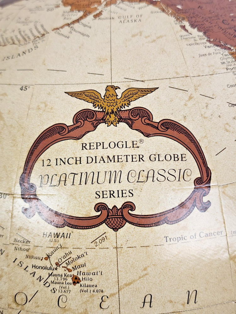 Replogle 12" Diameter Globe Platinum Classic Series Table Top