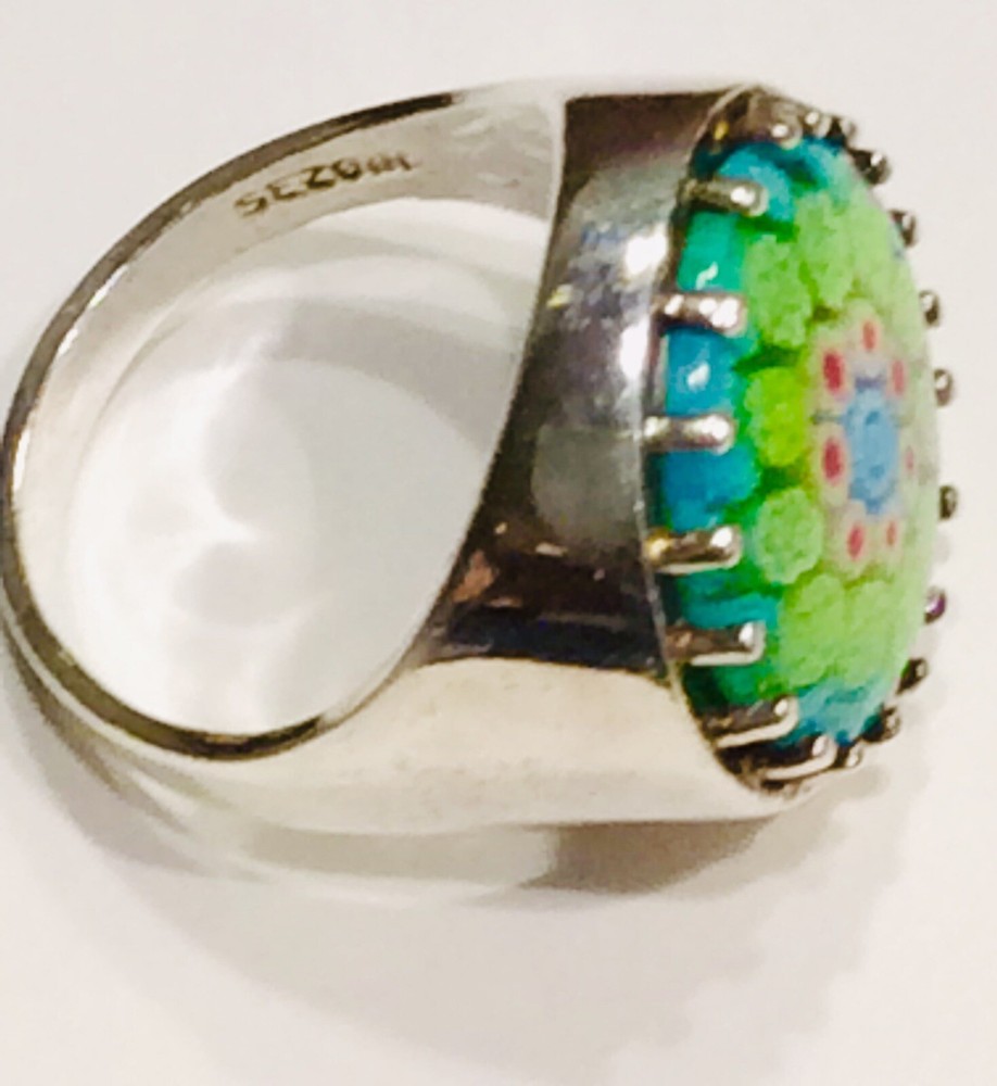 sterling silver, 925 Sezgin Ring, Size 8.5