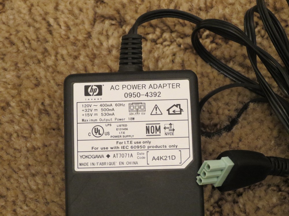 Genuine Hewlett Packard 0950-4392 Printer Adapter