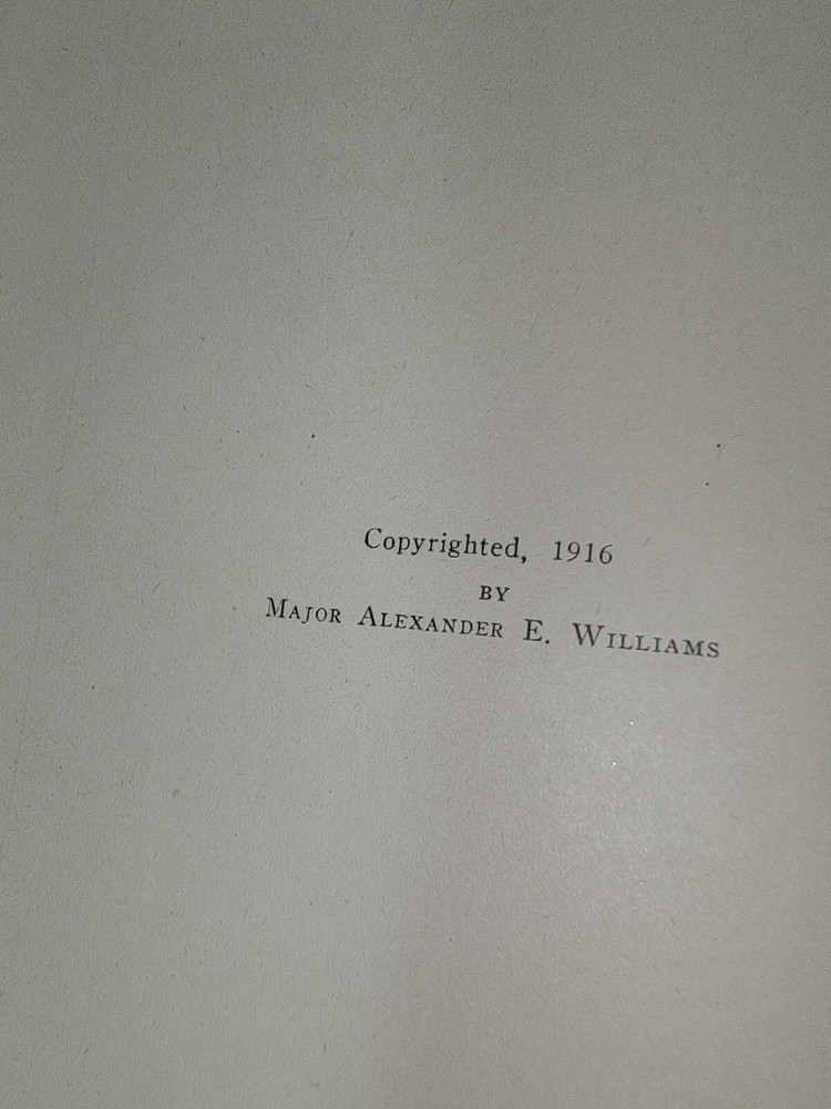 WWI US Army Book for Quartermasters Dated 1916