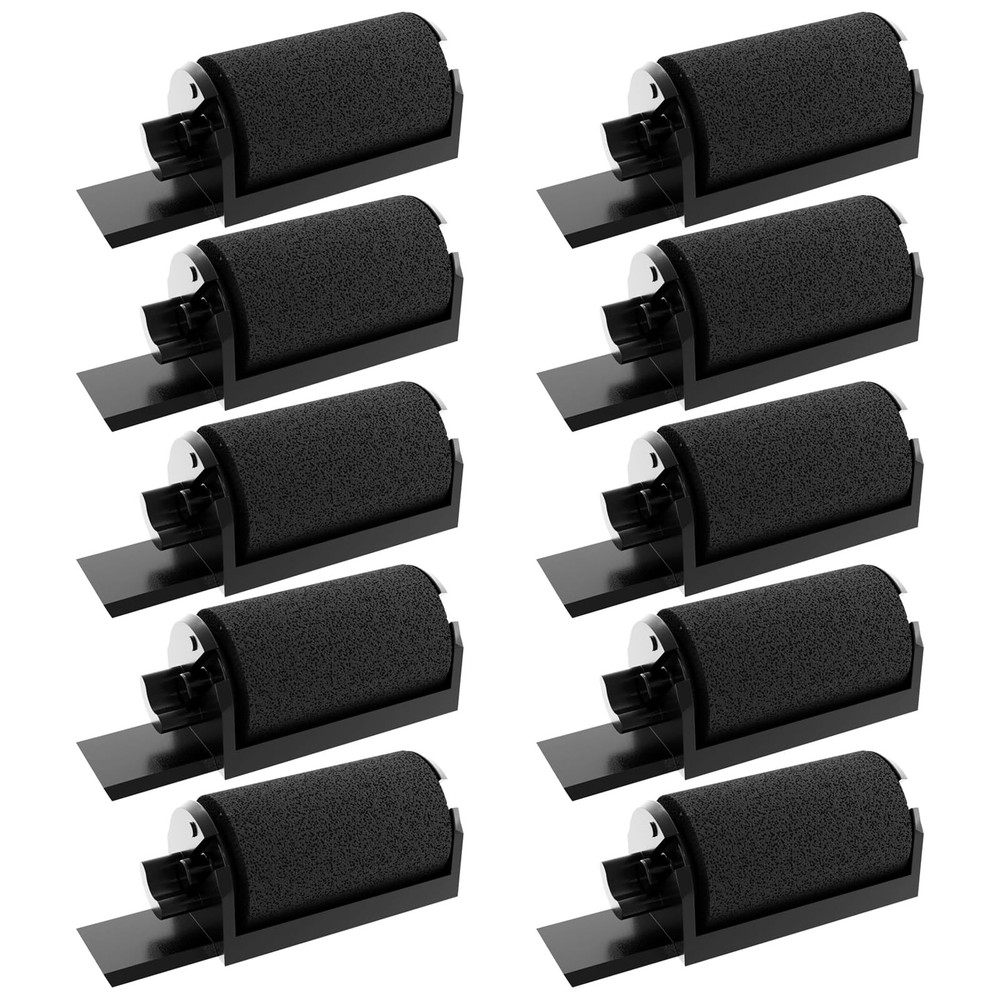 10-Pack IR-40 Compatible Black Calculator Printer Ribbon Ink Roller Refill