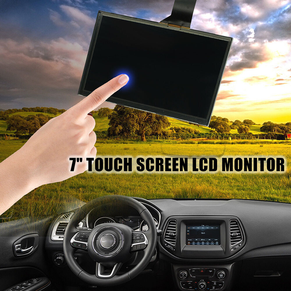 Replace 7" LCD Display Touch Screen For 2017-2020 Jeep Compass Radio Navigation